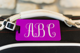 Anodized aluminum luggage tags are a durable and visible way to identify your tags at luggage claim